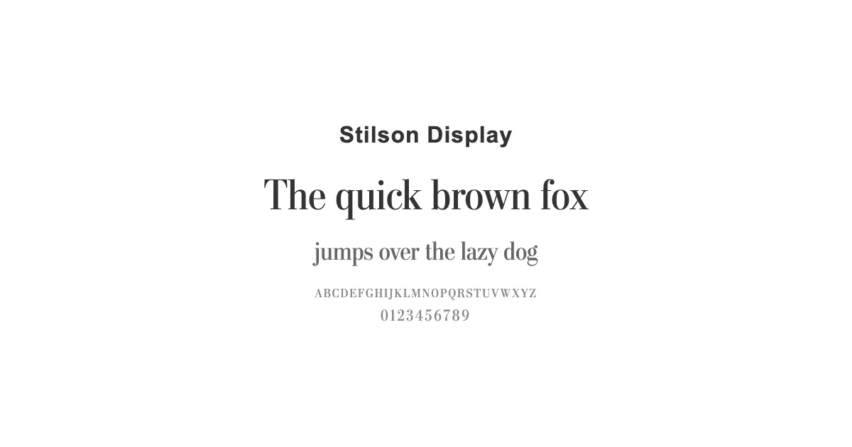 Stilson Displayのサムネイル画像