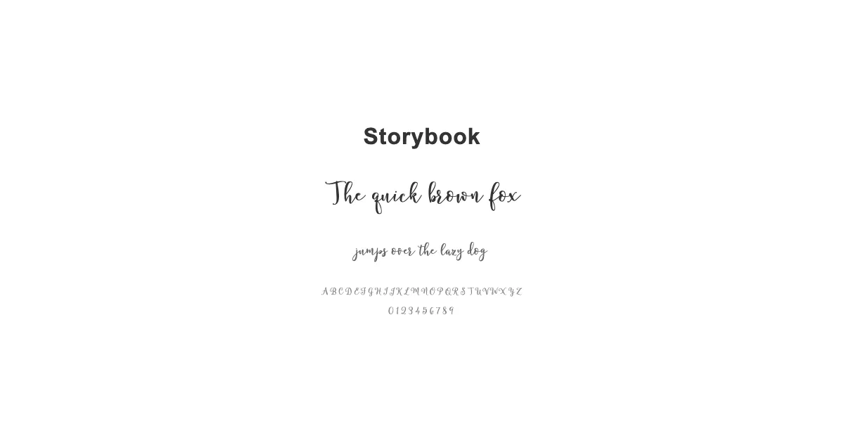 Storybookのサムネイル画像