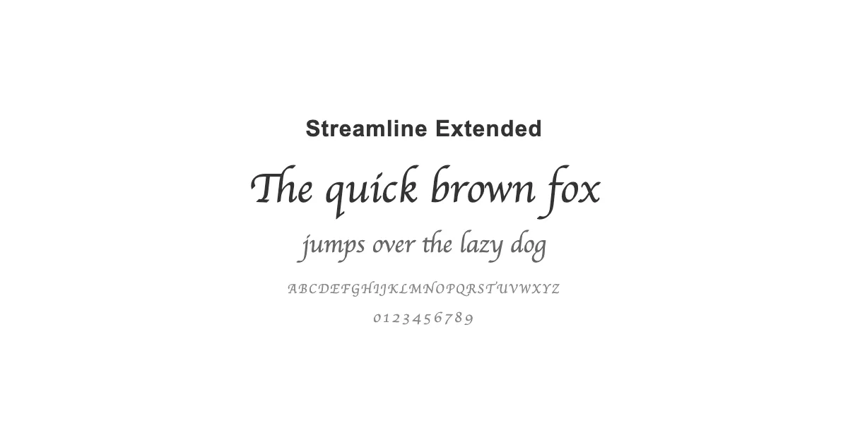 Streamline Extendedのサムネイル画像