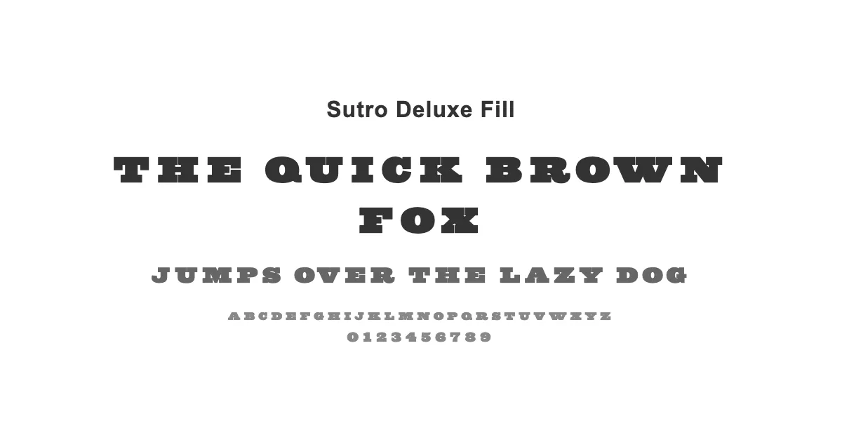 Sutro Deluxe Fillのサムネイル画像