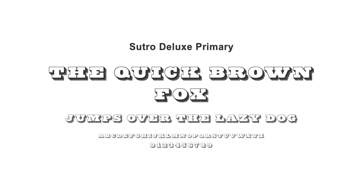 Sutro Deluxe Primaryのサムネイル画像