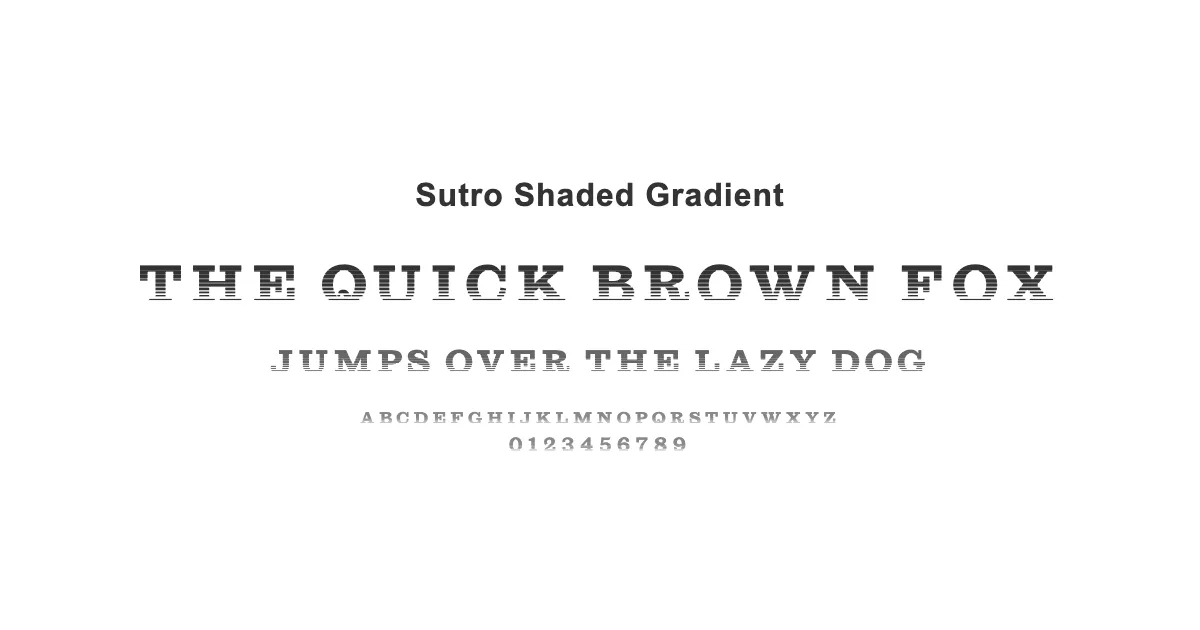 Sutro Shaded Gradientのサムネイル画像