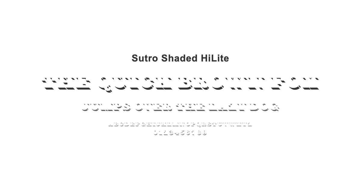 Sutro Shaded HiLiteのサムネイル画像