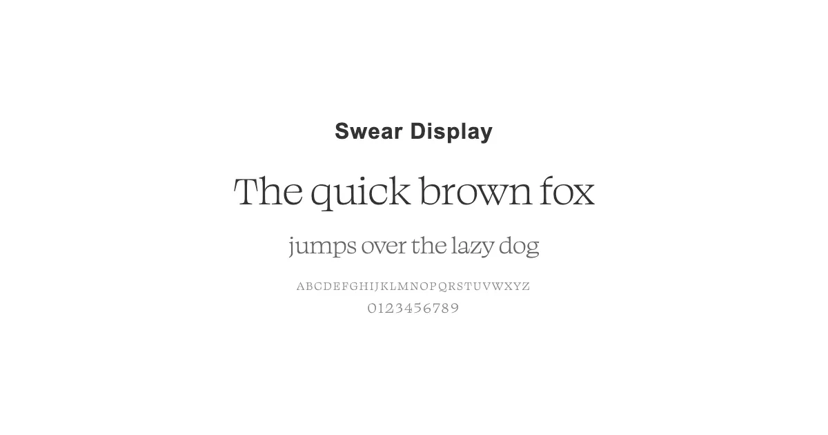 Swear Displayのサムネイル画像