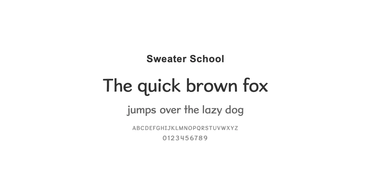 Sweater Schoolのサムネイル画像