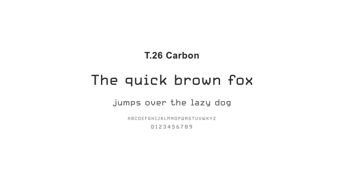 T.26 Carbonのサムネイル画像
