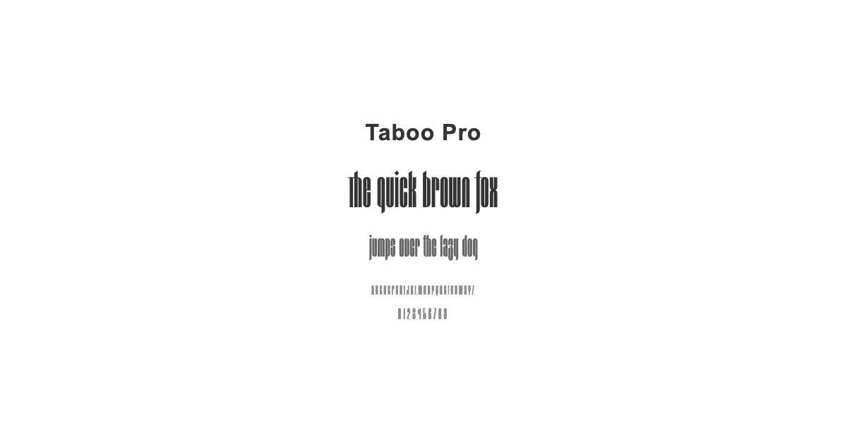 Taboo Proのサムネイル画像