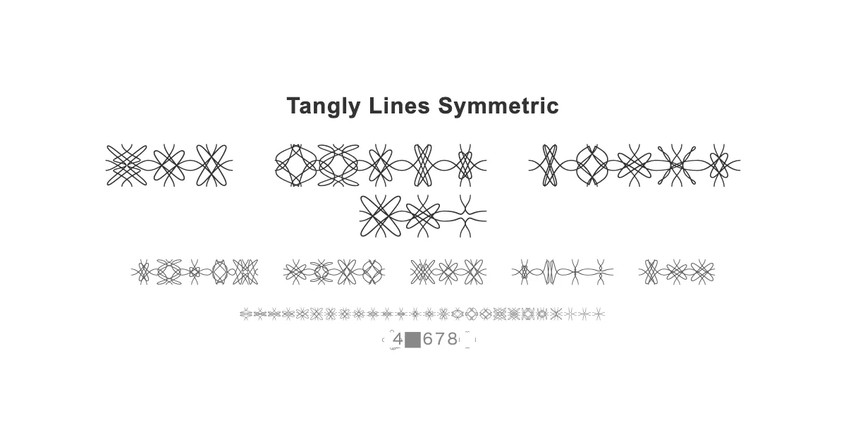 Tangly Lines Symmetricのサムネイル画像