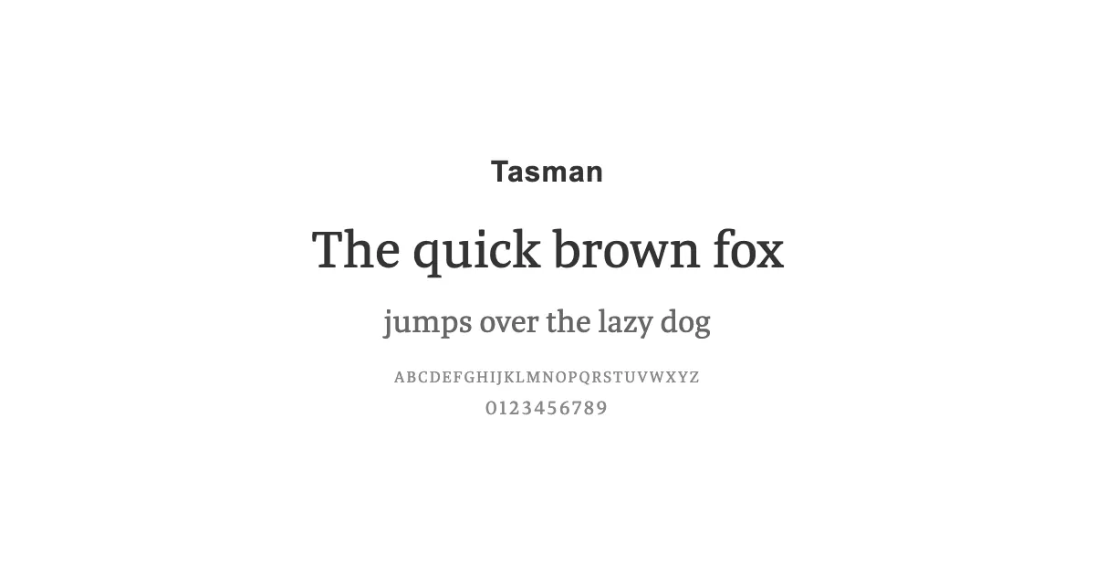 Tasmanのサムネイル画像