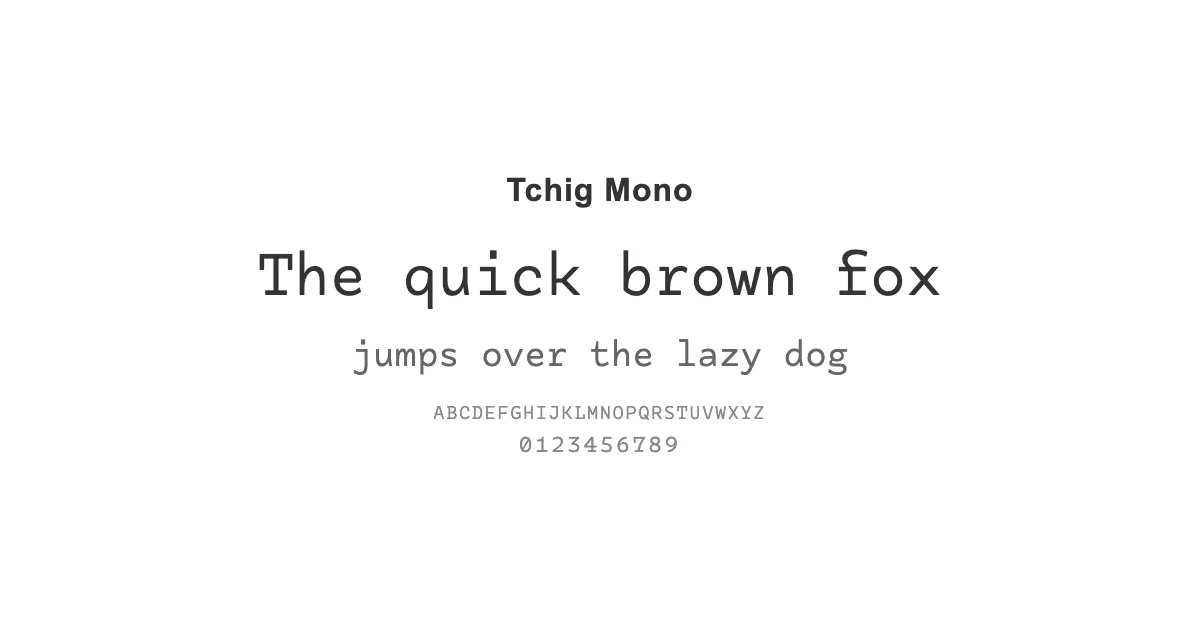 Tchig Monoのサムネイル画像