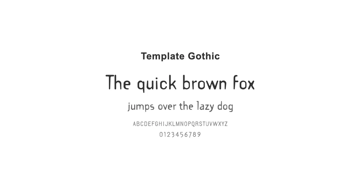 Template Gothicのサムネイル画像