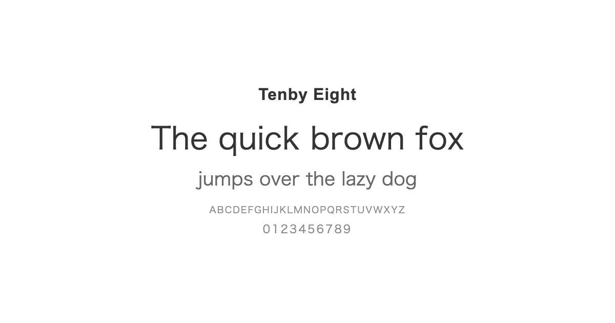 Tenby Eight のサムネイル画像