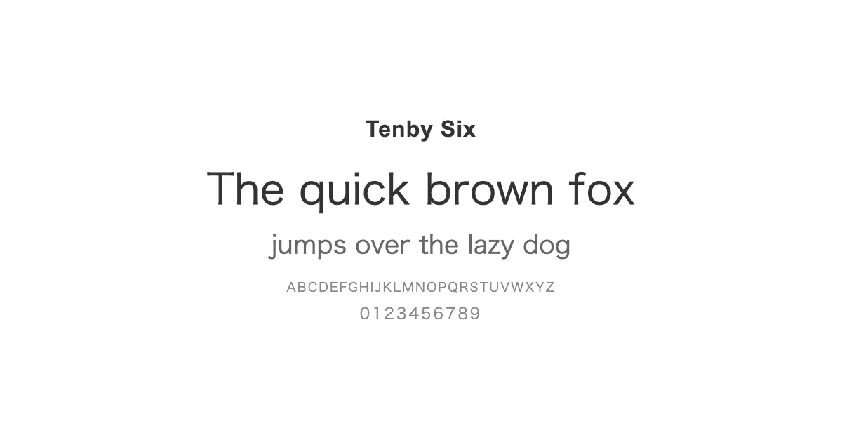 Tenby Sixのサムネイル画像