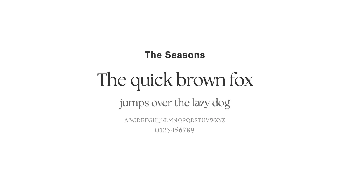 The Seasonsのサムネイル画像