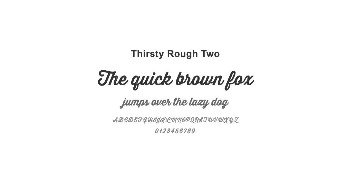 Thirsty Rough Twoのサムネイル画像