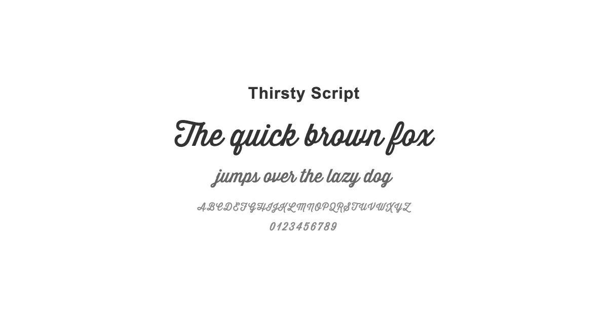 Thirsty Scriptのサムネイル画像