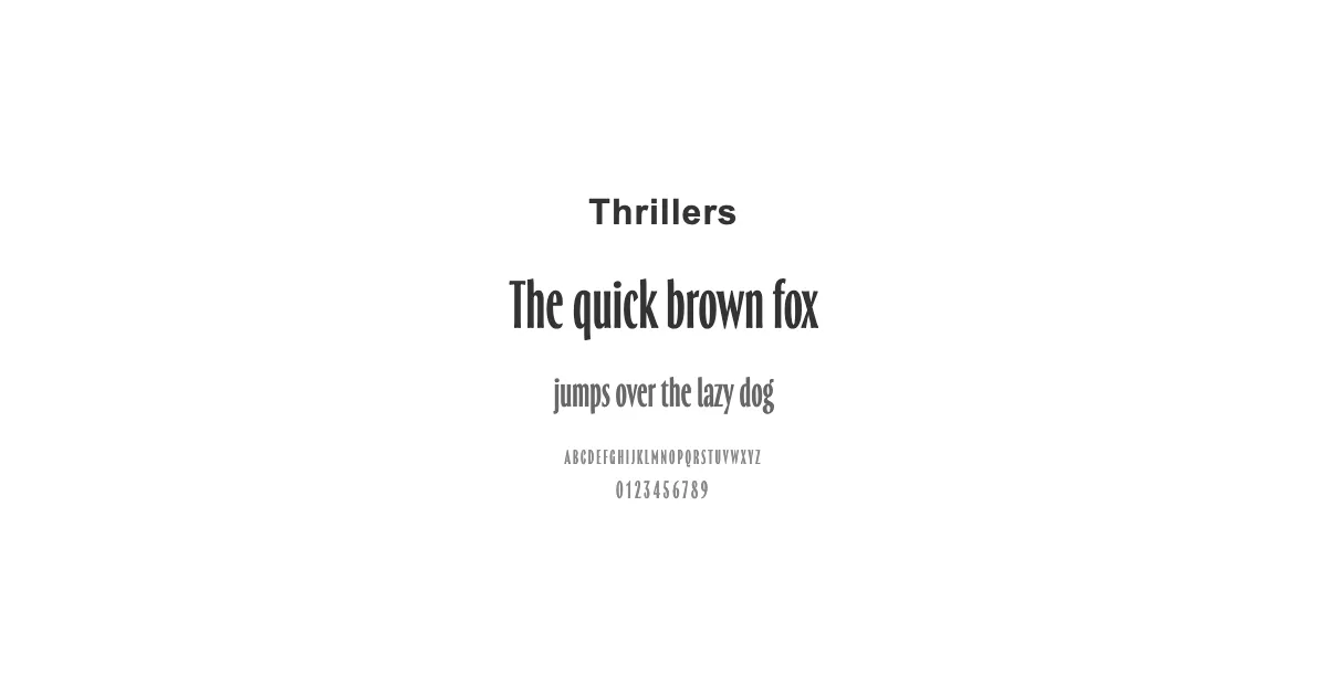 Thrillersのサムネイル画像