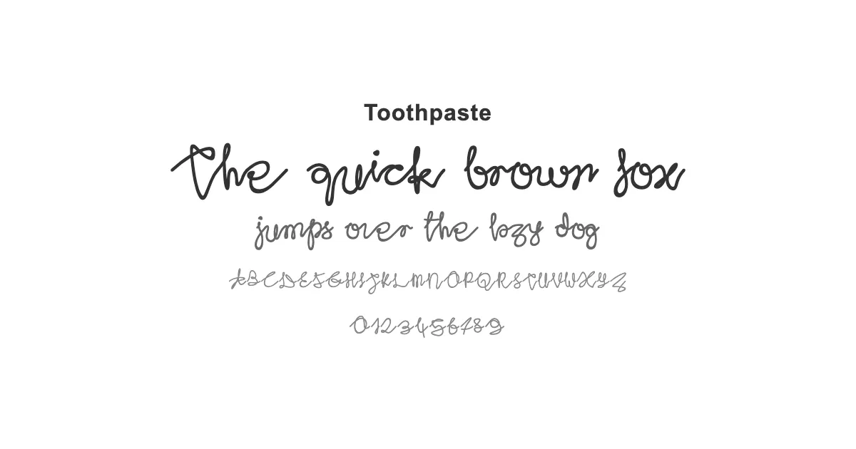Toothpasteのサムネイル画像