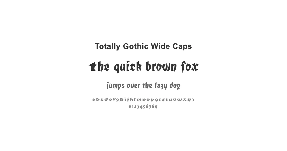 Totally Gothic Wide Capsのサムネイル画像