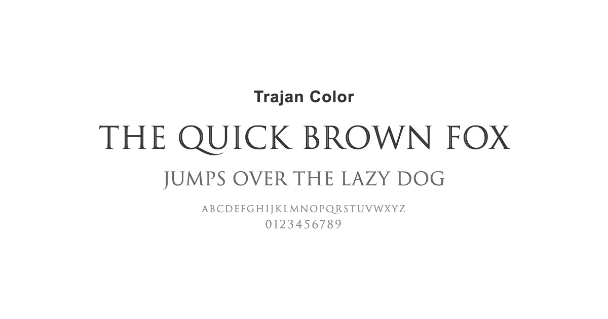 Trajan Colorのサムネイル画像