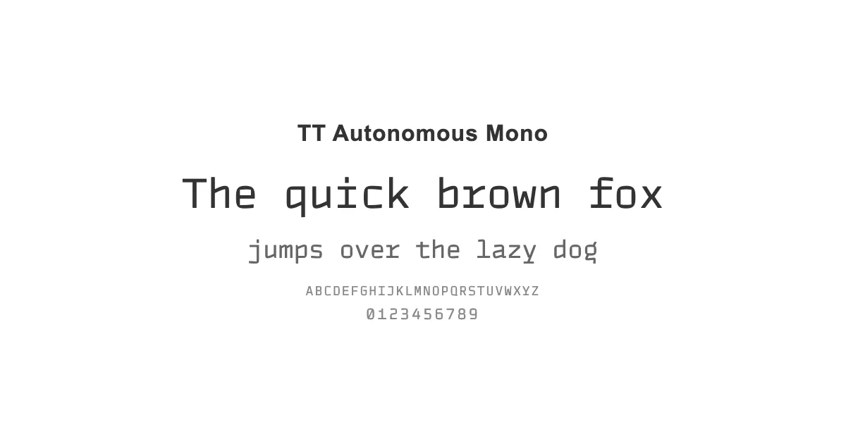 TT Autonomous Monoのサムネイル画像