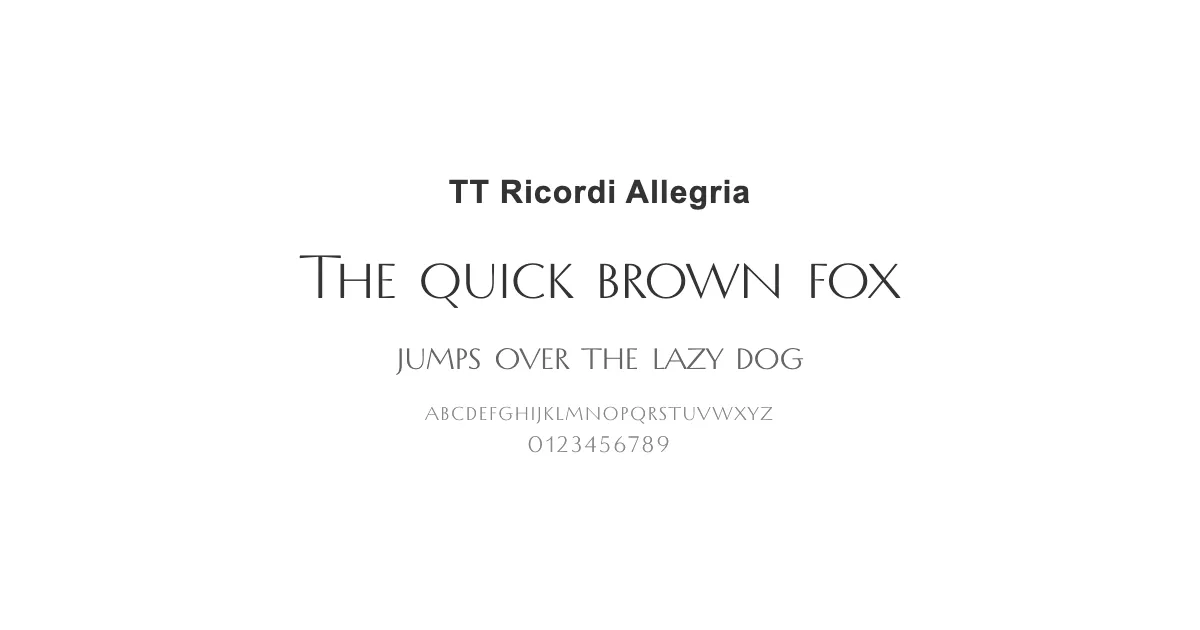 TT Ricordi Allegriaのサムネイル画像