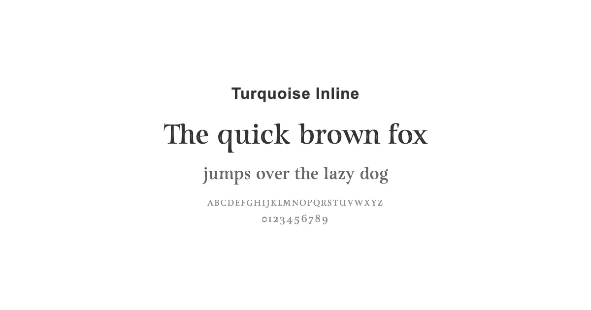 Turquoise Inlineのサムネイル画像
