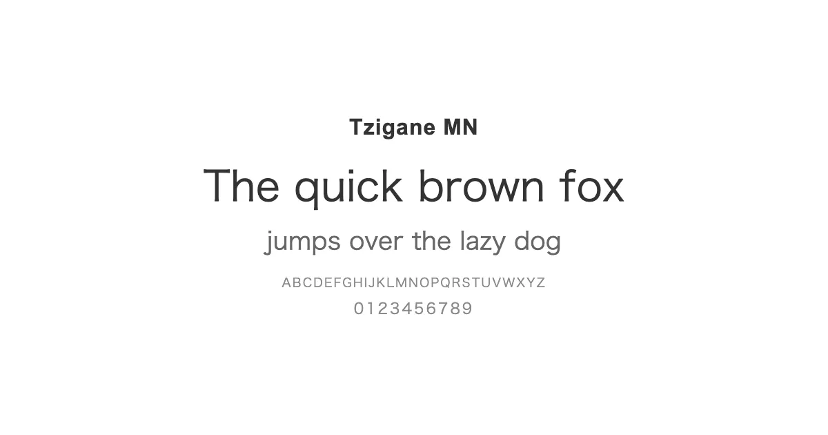 Tzigane MNのサムネイル画像