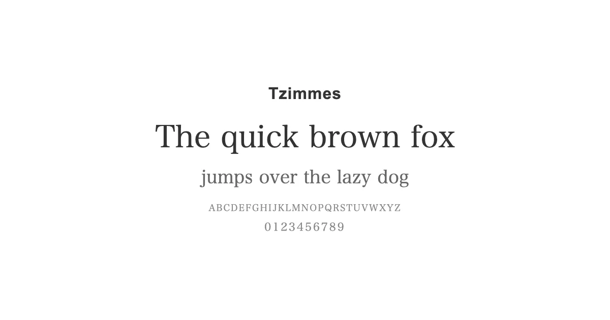 Tzimmesのサムネイル画像