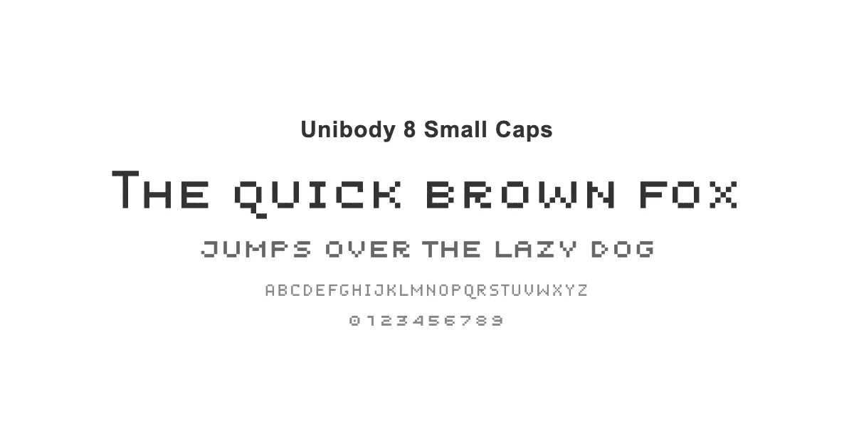Unibody 8 Small Capsのサムネイル画像