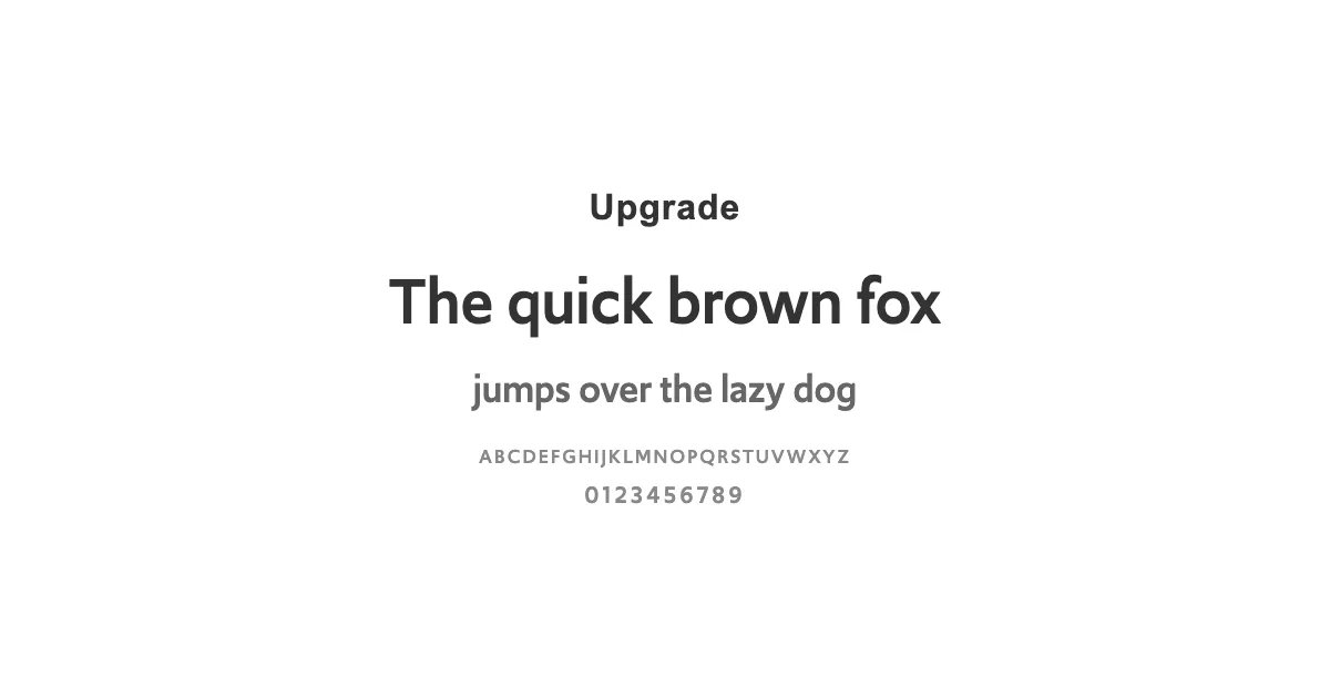 Upgradeのサムネイル画像