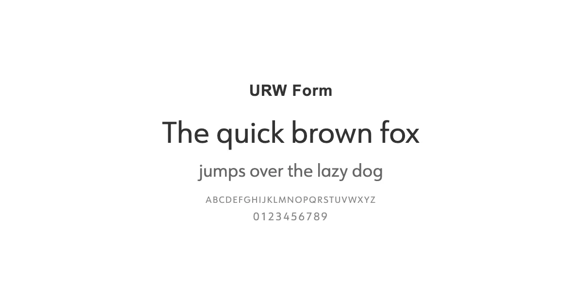 URW Formのサムネイル画像
