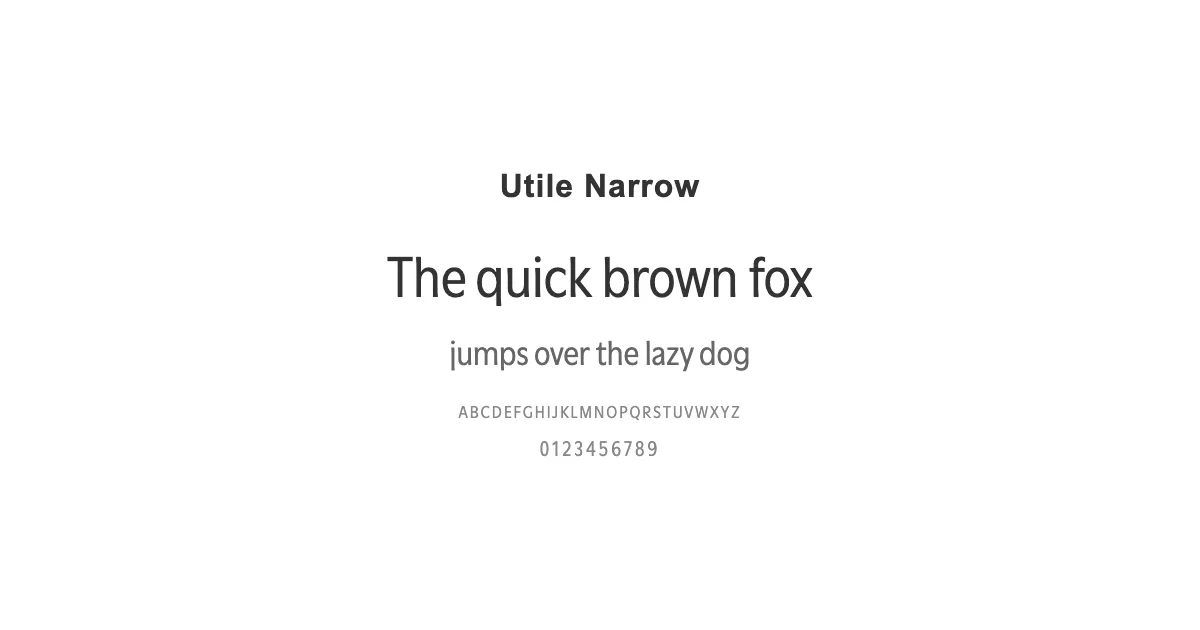 Utile Narrowのサムネイル画像