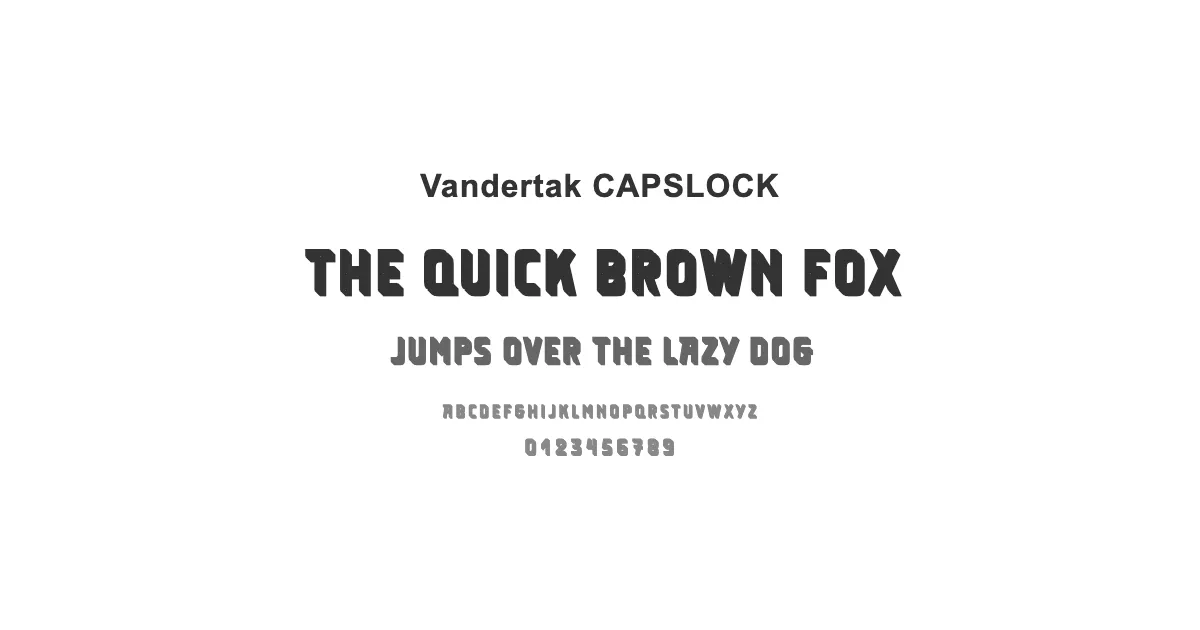 Vandertak CAPSLOCKのサムネイル画像