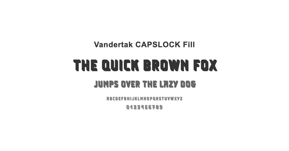 Vandertak CAPSLOCK Fillのサムネイル画像