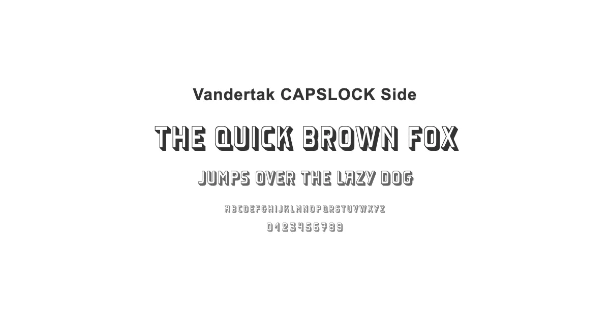 Vandertak CAPSLOCK Sideのサムネイル画像
