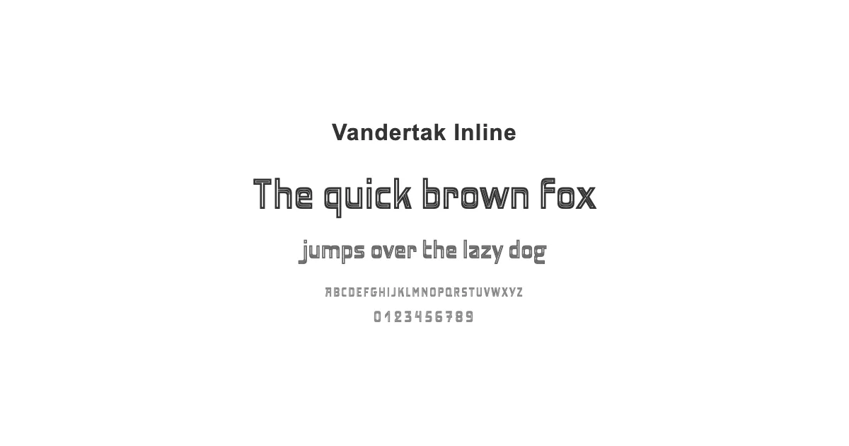 Vandertak Inlineのサムネイル画像