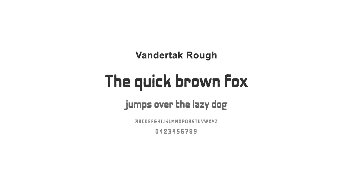 Vandertak Roughのサムネイル画像