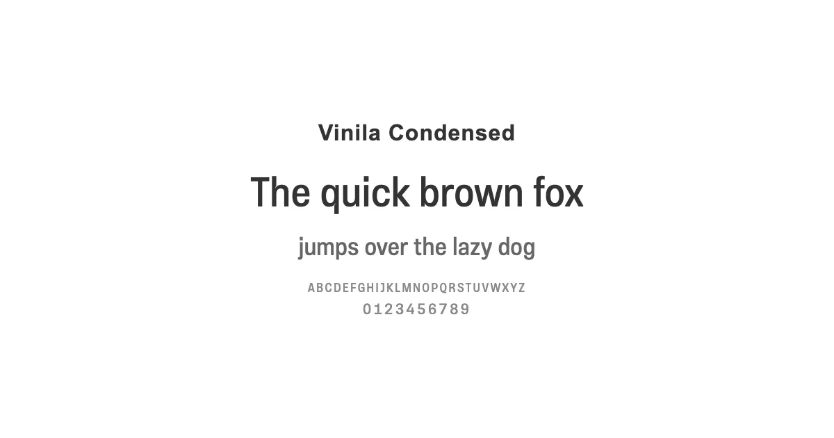 Vinila Condensedのサムネイル画像