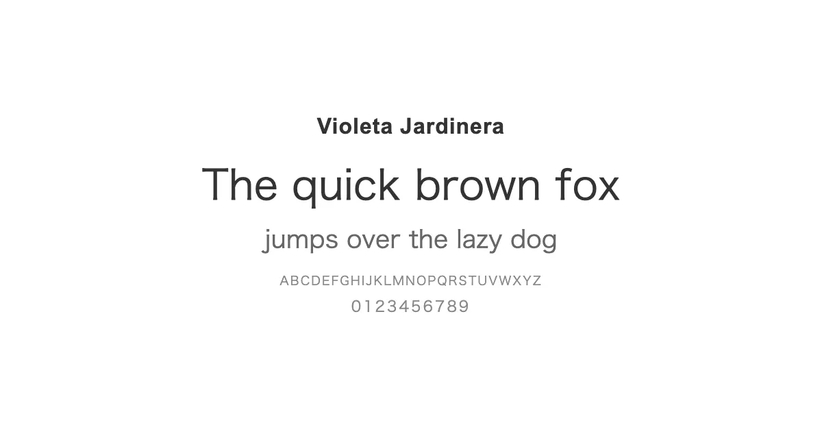 Violeta Jardineraのサムネイル画像