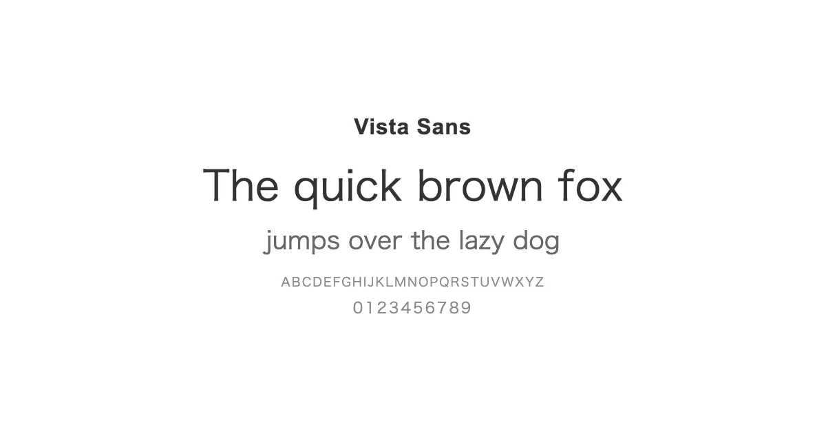 Vista Sansのサムネイル画像