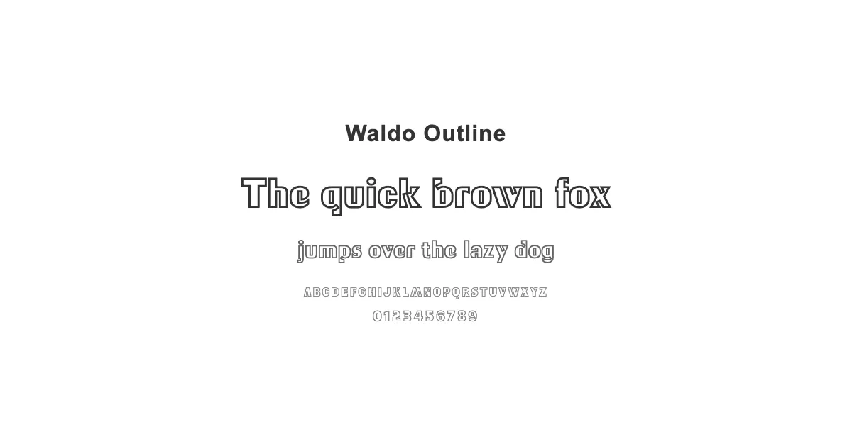 Waldo Outlineのサムネイル画像