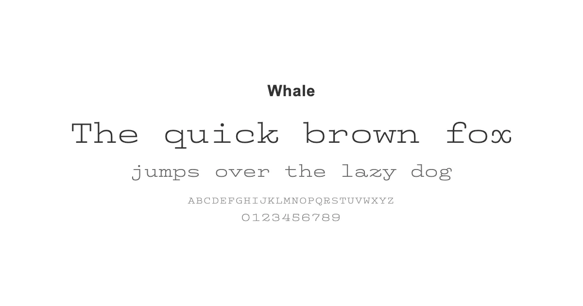 Whaleのサムネイル画像