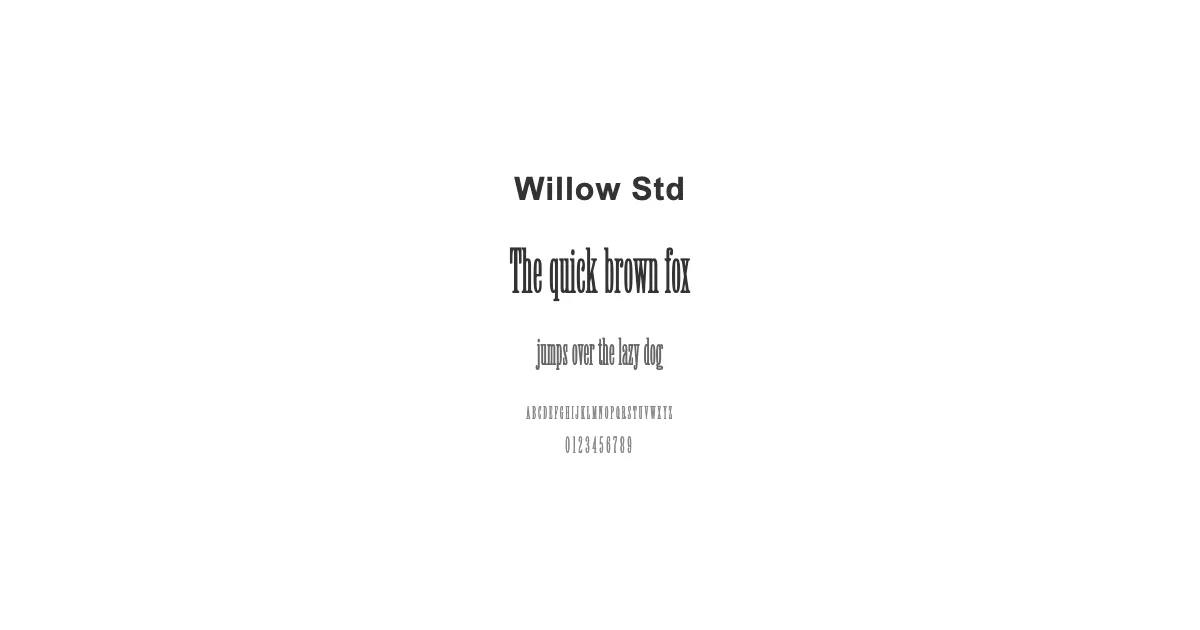Willow Stdのサムネイル画像