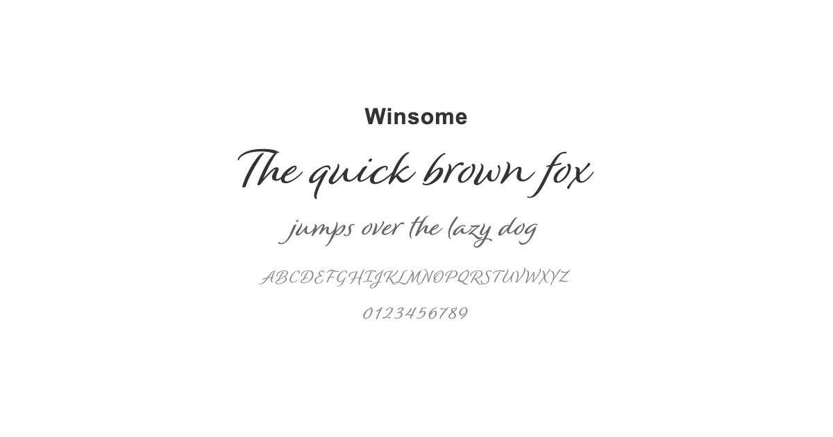 Winsomeのサムネイル画像