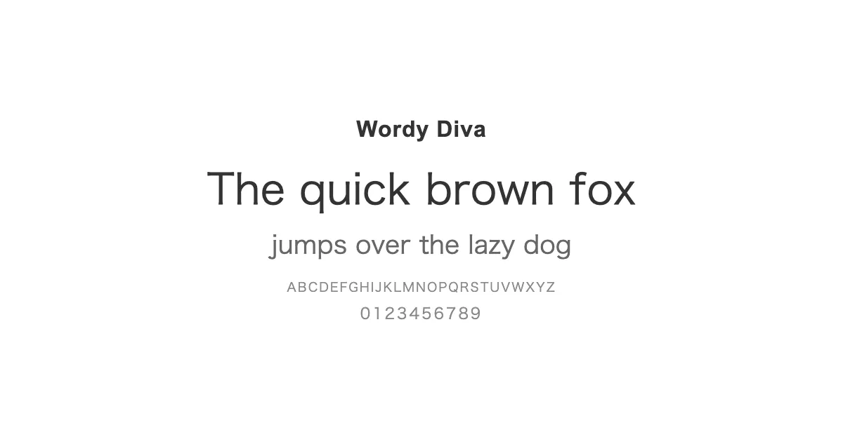 Wordy Divaのサムネイル画像