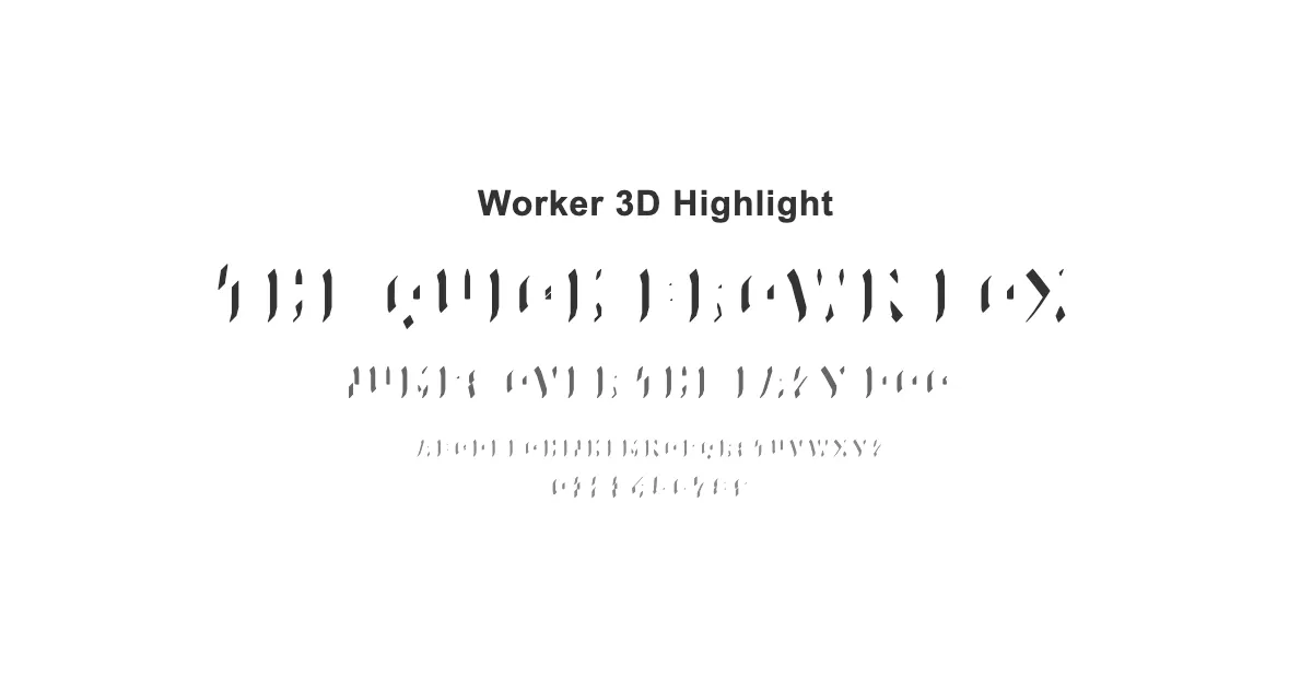 Worker 3D Highlightのサムネイル画像
