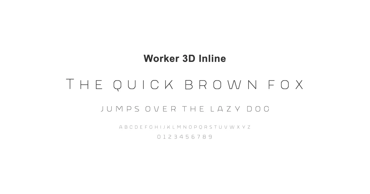 Worker 3D Inlineのサムネイル画像