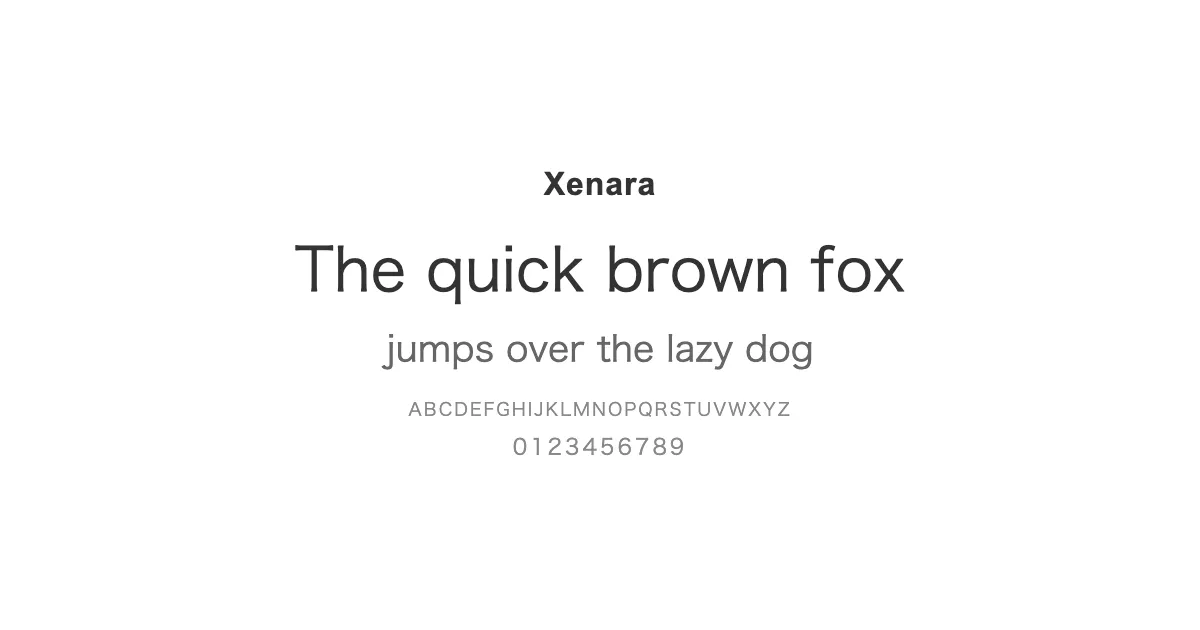 Xenaraのサムネイル画像
