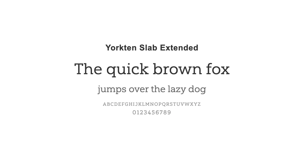 Yorkten Slab Extendedのサムネイル画像